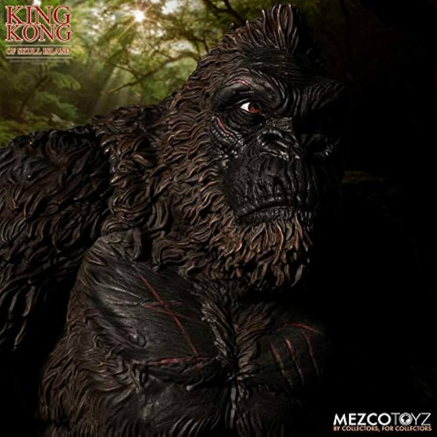 KING KONG OF SKULL  フィギュア Amazon | Mezco Toys King Kong of Skull Island 7